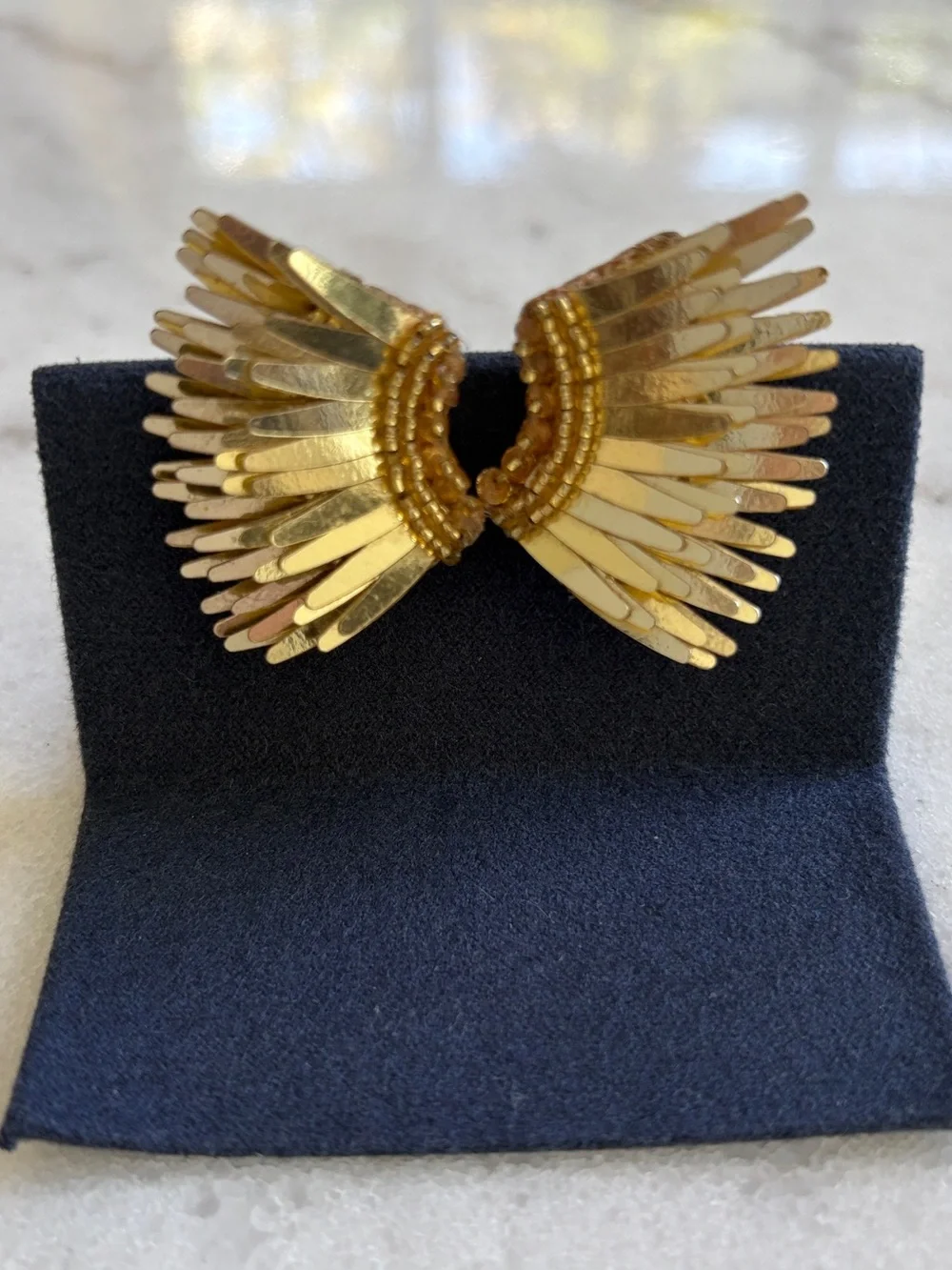 Mignonne Gavigan Metallic Gold Mini Madeline Earrings - Picture 1 of 2